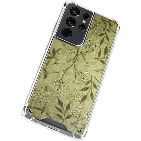 William Morris Jasmine Galaxy S21 Ultra 5G Clear Case